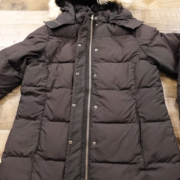 LL Bean down puffer jacket Ultrawarm Coat Three Quarter Length women's medium - Picture 8 of 15